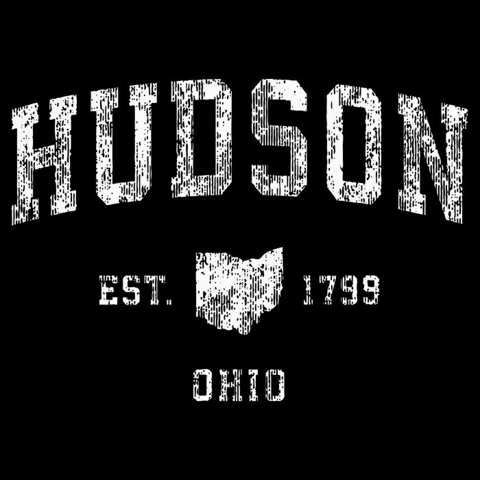 Hudson Ohio Oh Vintage Athletic Sports Design Baby Bodysuit