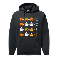 Halloween Order Of Operations Math Halloween Teacher Pumpkin Performance Fleece Hoodie