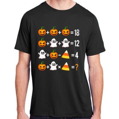 Halloween Order Of Operations Math Halloween Teacher Pumpkin Adult ChromaSoft Performance T-Shirt