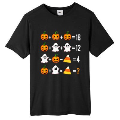 Halloween Order Of Operations Math Halloween Teacher Pumpkin Tall Fusion ChromaSoft Performance T-Shirt