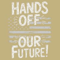 Hands Off Our Future Pro Democracy Anti MAGA Anti Oligarchy Cooling Performance Crew T-Shirt