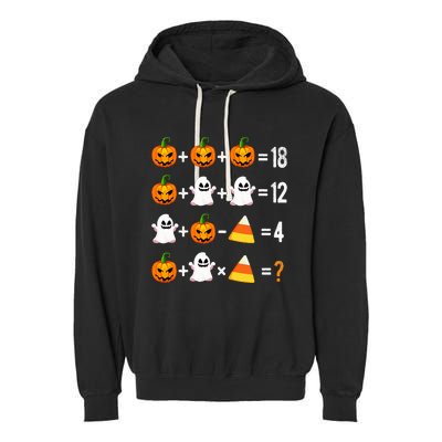 Halloween Order Of Operations Math Halloween Garment-Dyed Fleece Hoodie