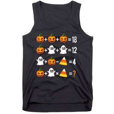 Halloween Order Of Operations Math Halloween Tank Top