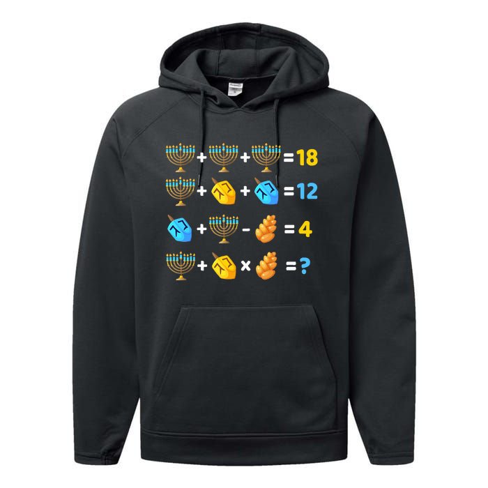 Hanukkah Order Of Operations Quiz Math Teacher Performance Fleece Hoodie