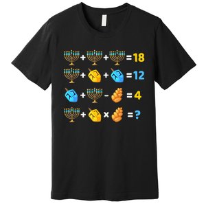 Hanukkah Order Of Operations Quiz Math Teacher Premium T-Shirt