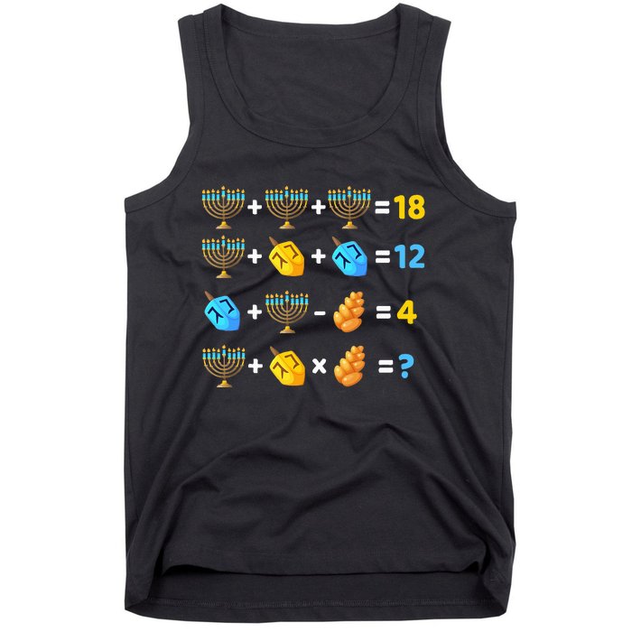 Hanukkah Order Of Operations Quiz Math Teacher Tank Top