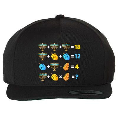 Hanukkah Order Of Operations Quiz Math Teacher Wool Snapback Cap