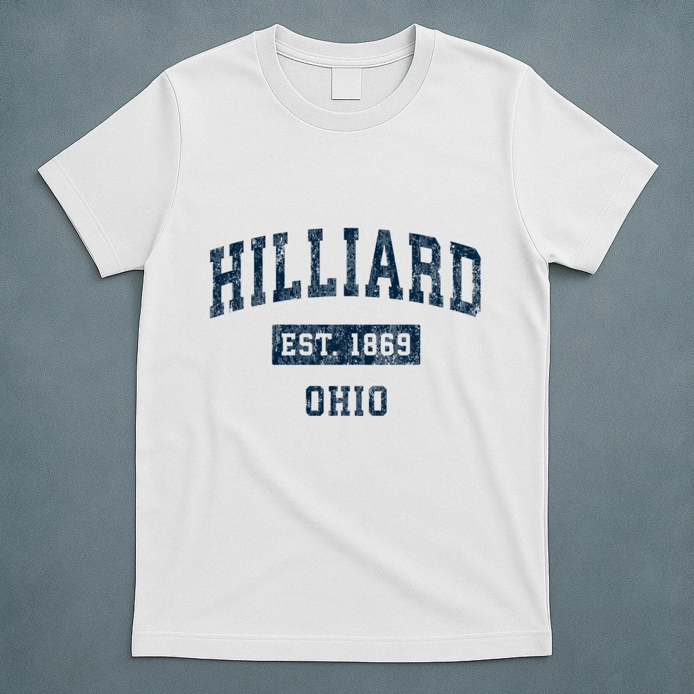 Hilliard Ohio Oh Vintage Sports T-Shirt