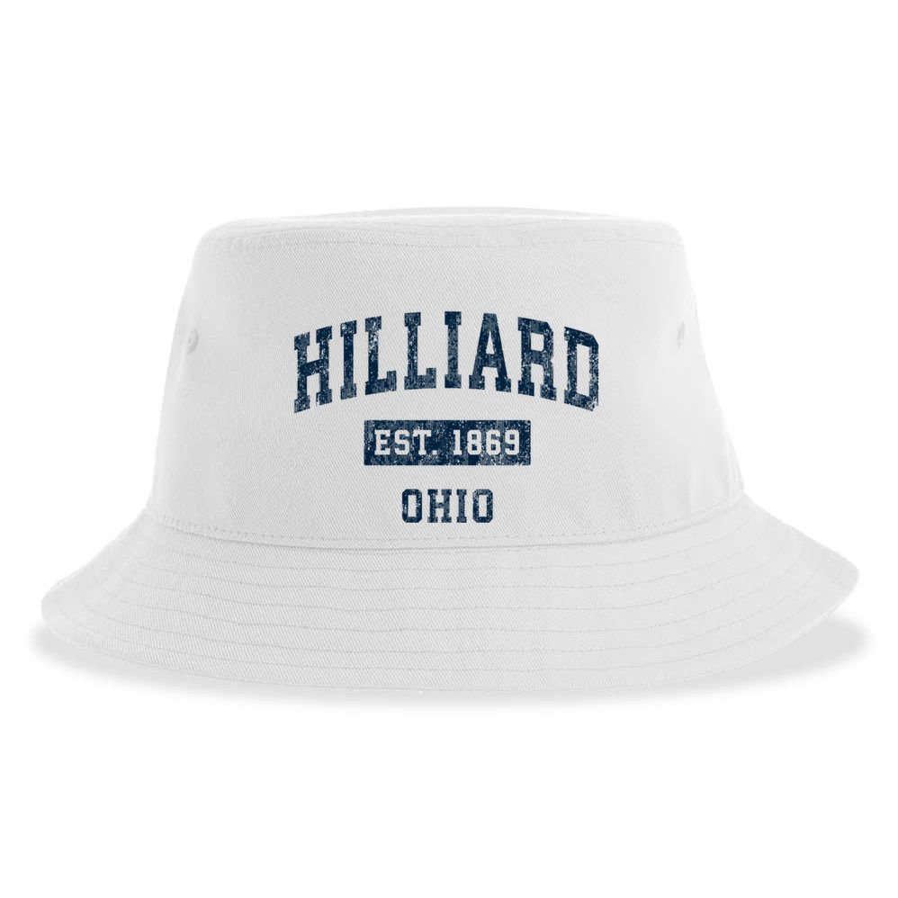 Hilliard Ohio Oh Vintage Sports Sustainable Bucket Hat