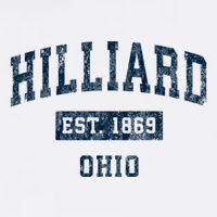 Hilliard Ohio Oh Vintage Sports Button