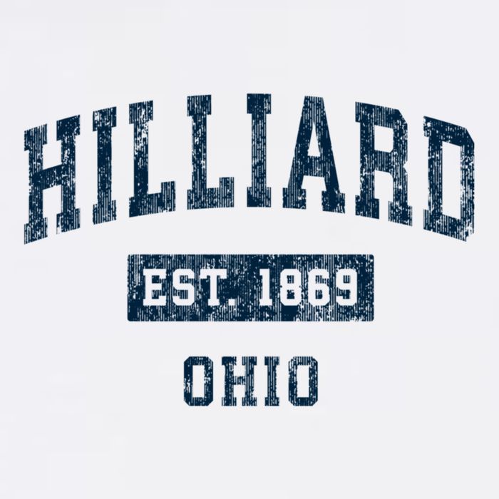 Hilliard Ohio Oh Vintage Sports Button