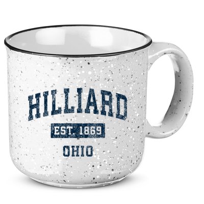 Hilliard Ohio Oh Vintage Sports 15oz Campfire Ceramic Mug