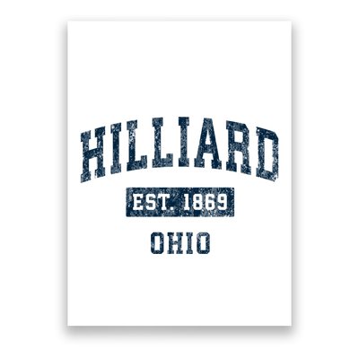 Hilliard Ohio Oh Vintage Sports Poster