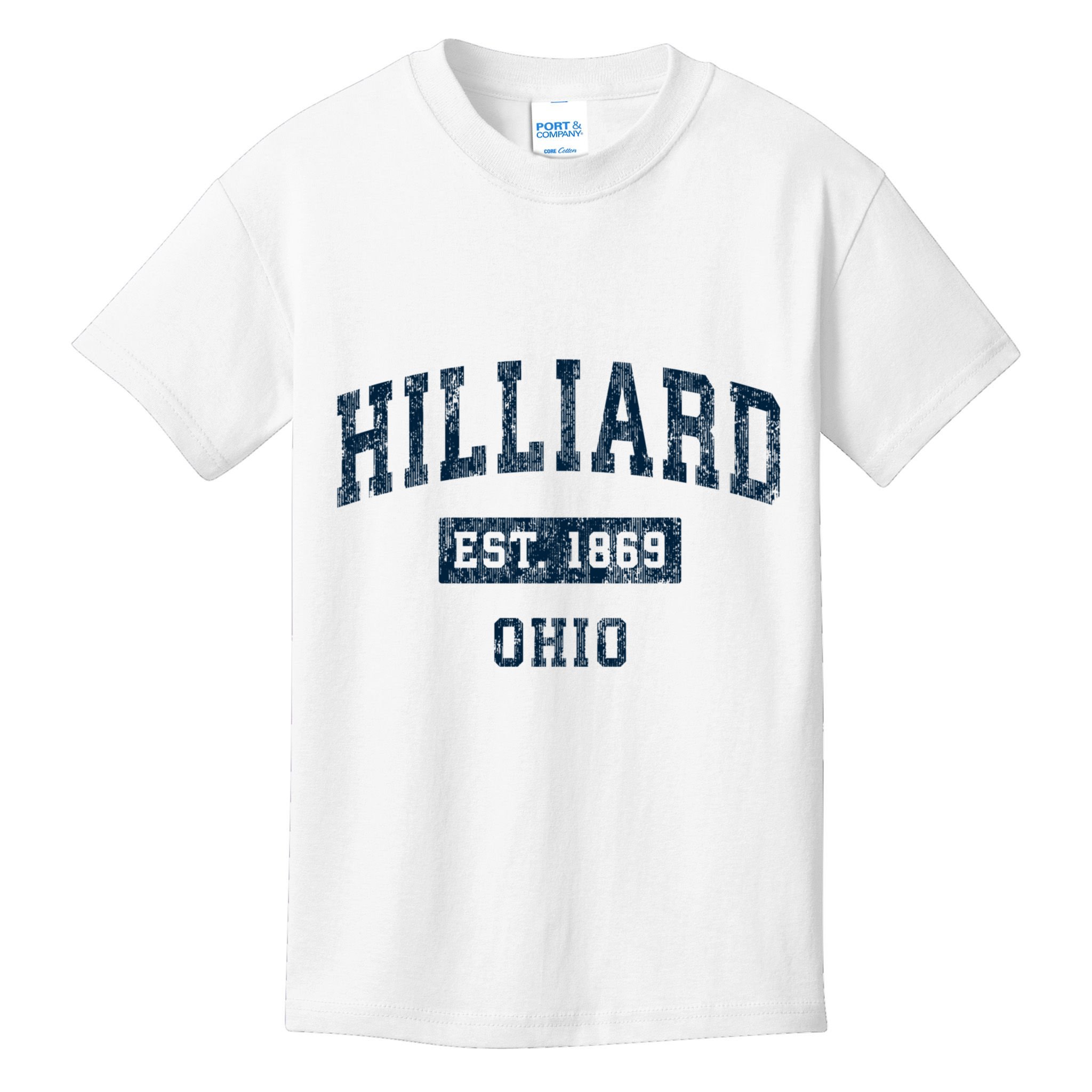 Hilliard Ohio Oh Vintage Sports Kids T-Shirt