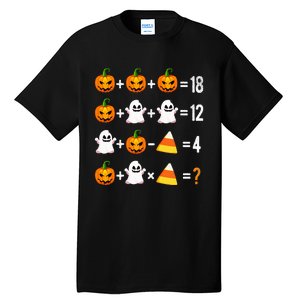 Halloween Order Of Operations Math Halloween Teacher Pumpkin Tall T-Shirt