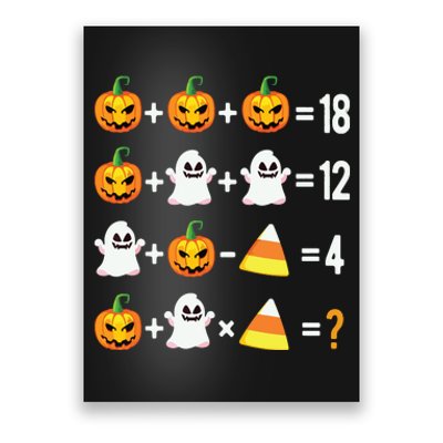 Halloween Order Of Operations Math Halloween Teacher Pumpkin Poster