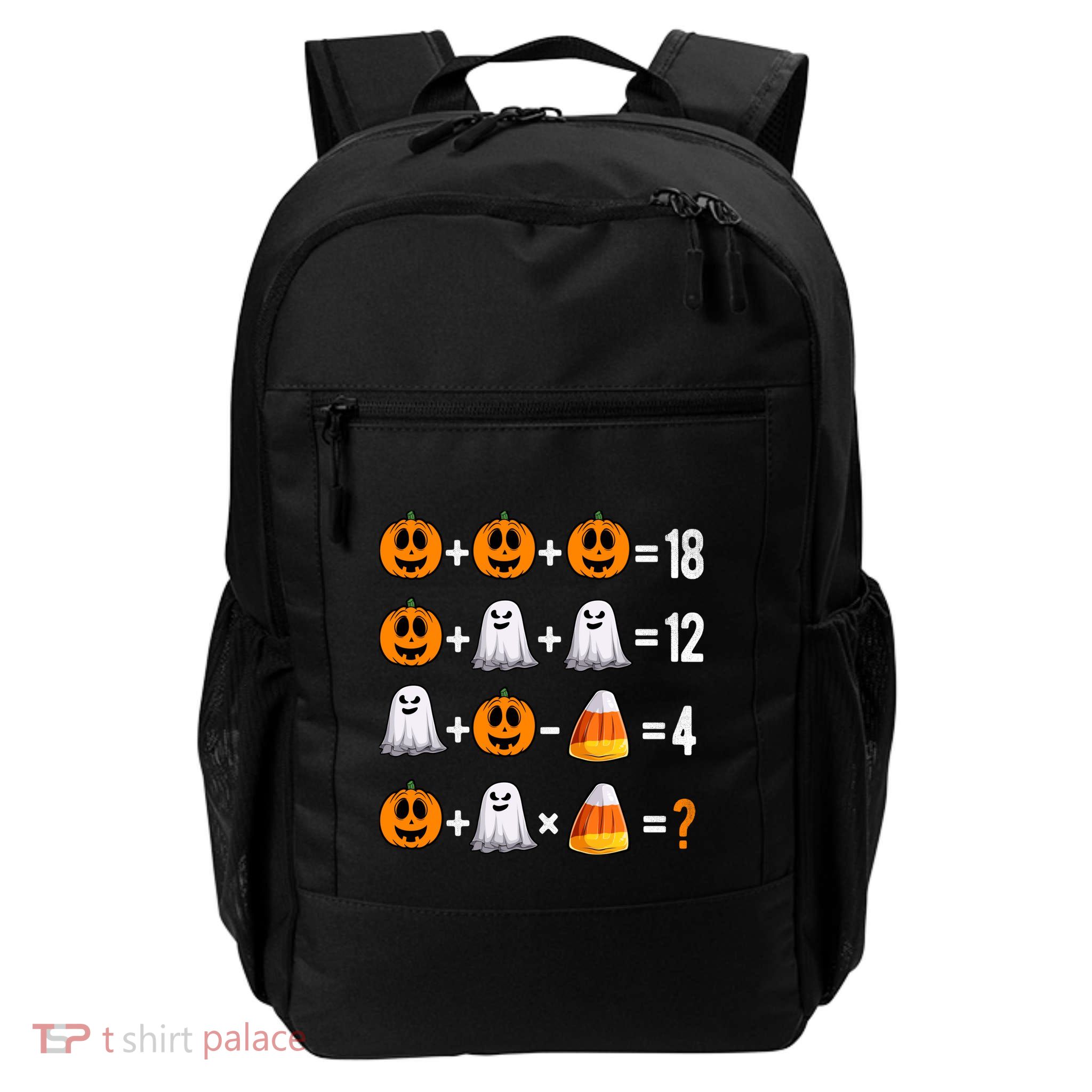 Halloween Order Of Operations Quiz Math Teacher Pumpkin Backpack