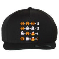 Halloween Order Of Operations Quiz Math Teacher Pumpkin Wool Snapback Cap