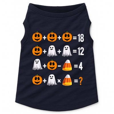 Halloween Order Of Operations Quiz Math Teacher Pumpkin Doggie Tank
