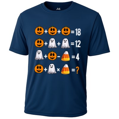 Halloween Order Of Operations Quiz Math Teacher Pumpkin Performance Shirt