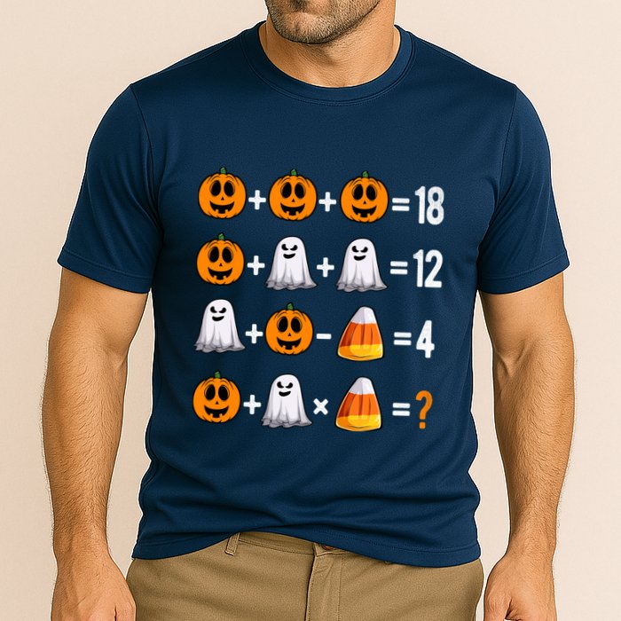 Halloween Order Of Operations Quiz Math Teacher Pumpkin Performance Shirt