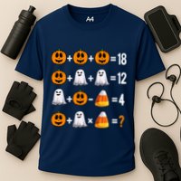 Halloween Order Of Operations Quiz Math Teacher Pumpkin Performance Shirt