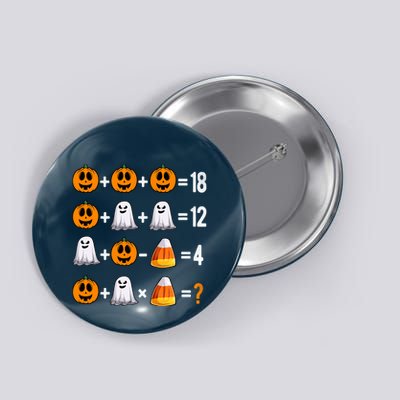 Halloween Order Of Operations Quiz Math Teacher Pumpkin Button