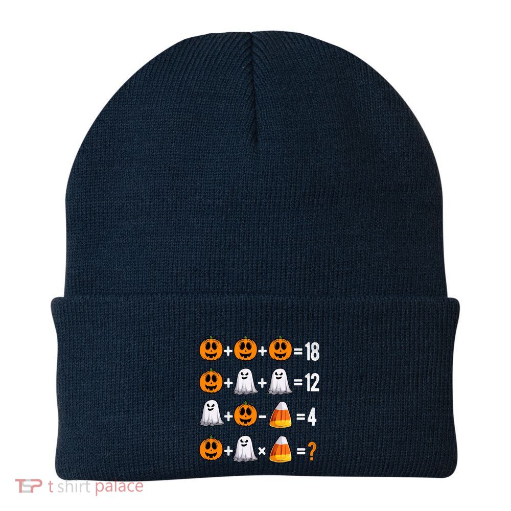 Halloween Order Of Operations Quiz Math Teacher Pumpkin Beanie