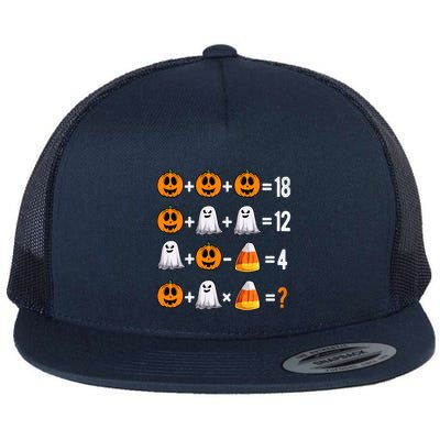 Halloween Order Of Operations Quiz Math Teacher Pumpkin Flatbill Hat