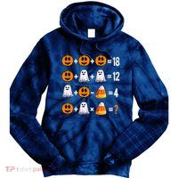 Halloween Order Of Operations Quiz Math Teacher Pumpkin Tie Dye Hoodie