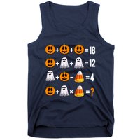 Halloween Order Of Operations Quiz Math Teacher Pumpkin Tank Top