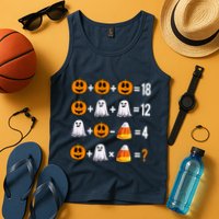 Halloween Order Of Operations Quiz Math Teacher Pumpkin Tank Top