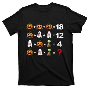 Halloween Order Of Operations Math Halloween Teacher Pumpkin T-Shirt