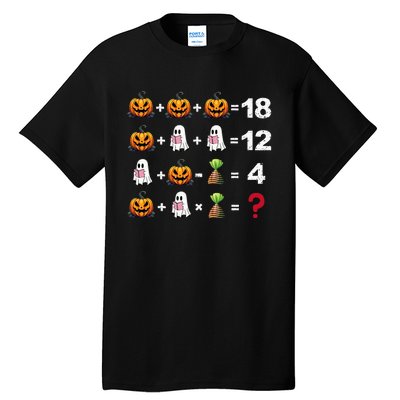 Halloween Order Of Operations Math Halloween Teacher Pumpkin Tall T-Shirt