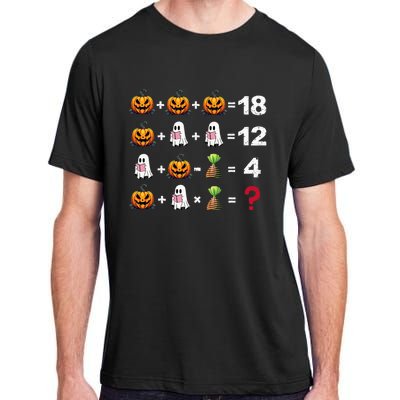 Halloween Order Of Operations Math Halloween Teacher Pumpkin Adult ChromaSoft Performance T-Shirt