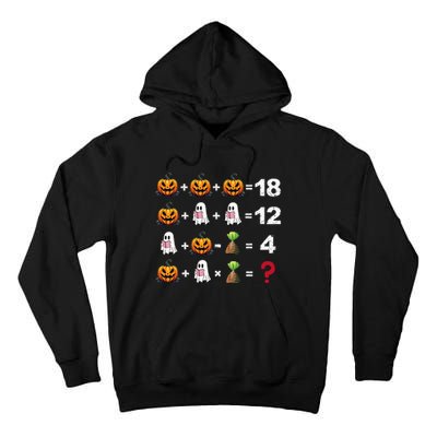 Halloween Order Of Operations Math Halloween Teacher Pumpkin Tall Hoodie