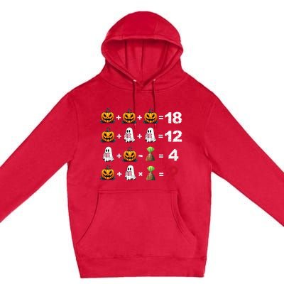 Halloween Order Of Operations Math Halloween Teacher Pumpkin Premium Pullover Hoodie