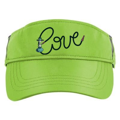 Hookah Love Adult Drive Performance Visor