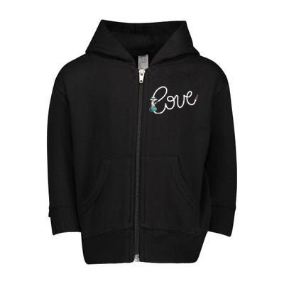 Hookah Love Toddler Zip Fleece Hoodie