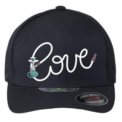 Hookah Love Flexfit Unipanel Trucker Cap