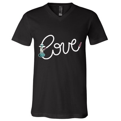 Hookah Love V-Neck T-Shirt