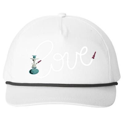 Hookah Love Snapback Five-Panel Rope Hat