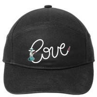 Hookah Love 7-Panel Snapback Hat