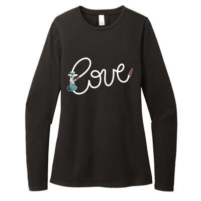 Hookah Love Womens CVC Long Sleeve Shirt