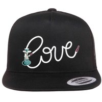 Hookah Love Flat Bill Trucker Hat