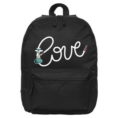 Hookah Love 16 in Basic Backpack