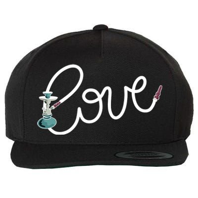 Hookah Love Wool Snapback Cap