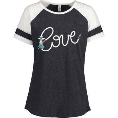 Hookah Love Enza Ladies Jersey Colorblock Tee