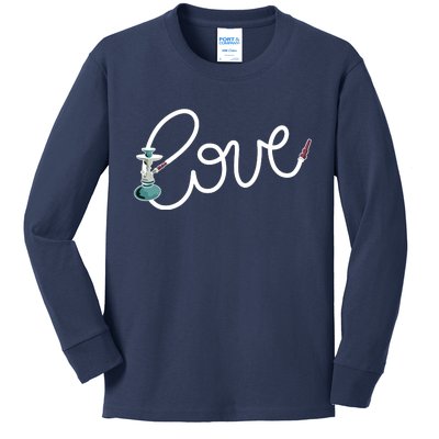 Hookah Love Kids Long Sleeve Shirt