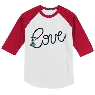 Hookah Love Kids Colorblock Raglan Jersey